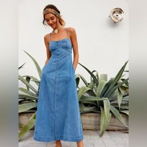 Free People Just Jill Maxi Dress M